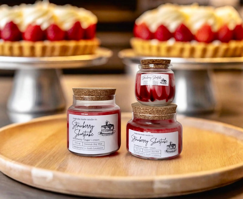 Strawberry Shortcake Candle