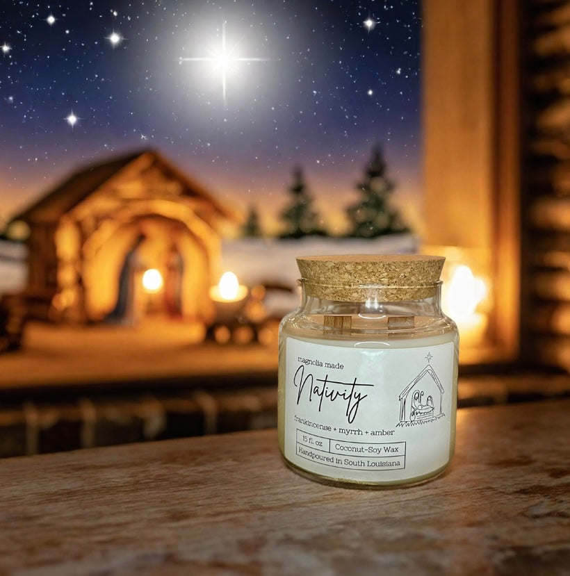 Nativity Candle