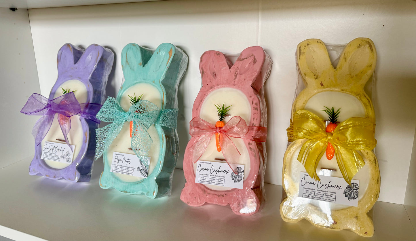 Bunny Dough Bowl Candle